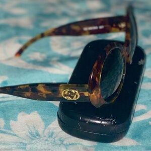 Gucci Brown Tortoiseshell Sunglasses
